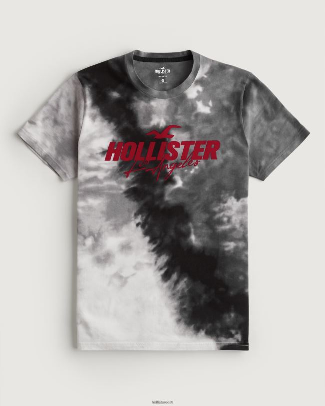 topsid mehed hall lipsuvärv puuvillase logoga graafiline tee Hollister TV08J974