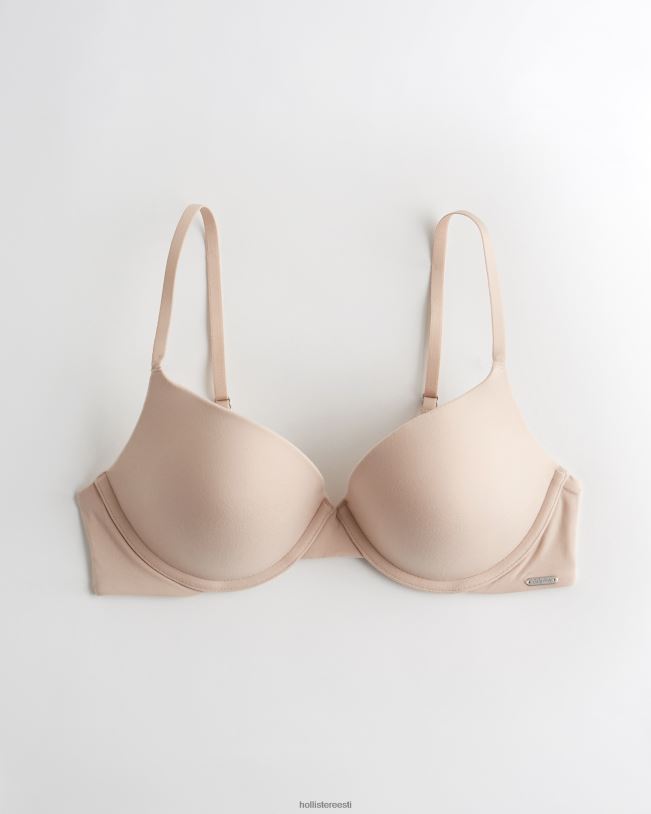 topsid naised kreem gilly hicks bare comfort push-up t-särgi rinnahoidja Hollister TV08J115